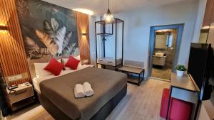 Postel nebo postele na pokoji v ubytování Letstay Panorama Suites
