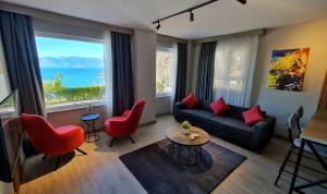 Posezení v ubytování Letstay Panorama Suites