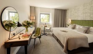 Krevet ili kreveti u jedinici u okviru objekta The Hoban Hotel Kilkenny