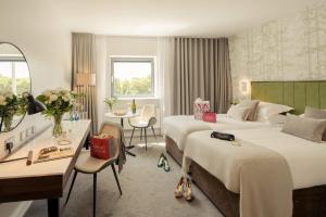 Krevet ili kreveti u jedinici u okviru objekta The Hoban Hotel Kilkenny