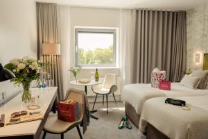 Krevet ili kreveti u jedinici u okviru objekta The Hoban Hotel Kilkenny