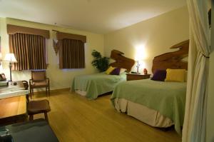 Postel nebo postele na pokoji v ubytování Hotel Floyd