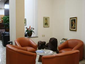 Uma área de estar em Cheverny Apart Hotel