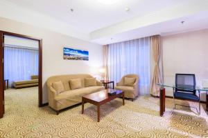 TV a/nebo společenská místnost v ubytování Inner Mongolia Grand Hotel