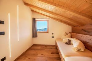 Cama o camas de una habitación en Brugghof Apartement Ulme