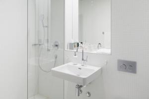 Ένα μπάνιο στο Boutique & Art Hotel Helvetia