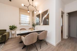 Posezení v ubytování Green Sky Luxury Penthouse Apartment