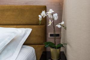 Postel nebo postele na pokoji v ubytování Green Sky Luxury Penthouse Apartment