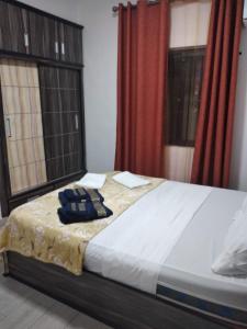 Postel nebo postele na pokoji v ubytování Bungalow at Pereybere