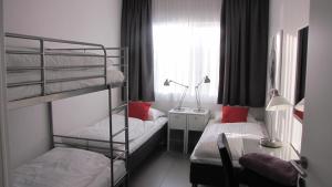 Voodi või voodid majutusasutuse Halllandsnes Apartments toas