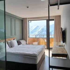 Postel nebo postele na pokoji v ubytování Monte Hotel