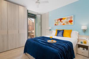 Katil atau katil-katil dalam bilik di Kronos on the beach Suite 2