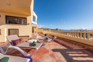 Balkon lub taras w obiekcie MEDANO4YOU Carmen's Beach House
