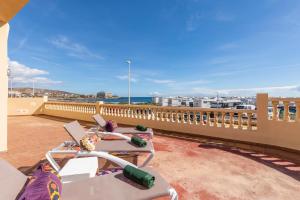Balkon lub taras w obiekcie MEDANO4YOU Carmen's Beach House
