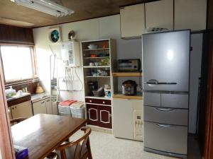 Dapur atau dapur kecil di Guest House Nisshin