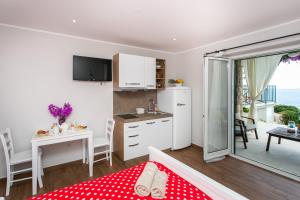 Kuchyňa alebo kuchynka v ubytovaní Apartments Villa Mirjana