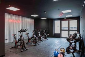 The fitness centre and/or fitness facilities at Micampus Santander Student Residence