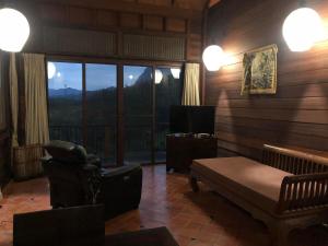 Posezení v ubytování Billion Views Khaosok Homestay