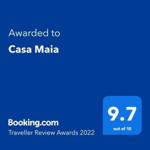Kosmaj Casa Maia的证书、奖牌、标识或其他文件