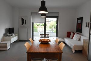 Posezení v ubytování Palamidi view newly constructed apartment