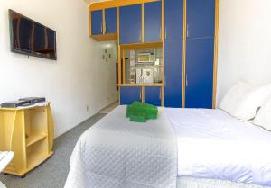 En eller flere senge i et værelse på Vista Lateral ao Mar: Estúdio Acolhedor