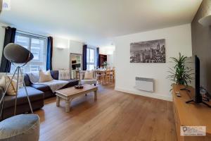 Zona d'estar a Capital Stay Aldgate - Two bed Apartment