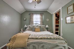 A bed or beds in a room at Charming Cedar City Retreat - Walk to Downtown!