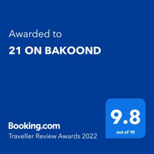 21 ON BAKOOND 면허증, 상장, 서명, 기타 문서