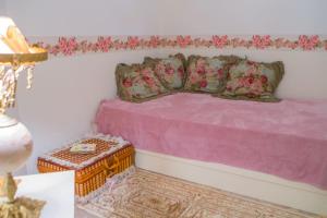 Łóżko lub łóżka w pokoju w obiekcie Woods cottage Loutra Pozar Aridaia