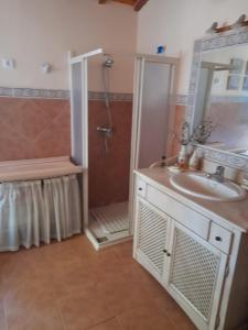 Koupelna v ubytování Casa La Maestra