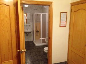 Koupelna v ubytování Hostal Delfin Verde