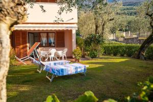 A garden outside ULIVI Beth's House