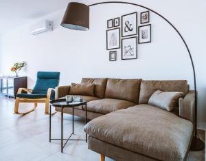 Posezení v ubytování Ta' Tereza Apartment in Gozo