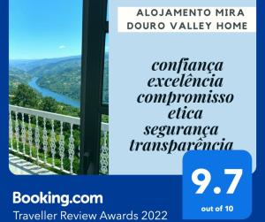 馬爾科德卡納維澤斯的住宿－Mira Douro Valley Home，带有albuquerque mmacano durango字样的手机的截图