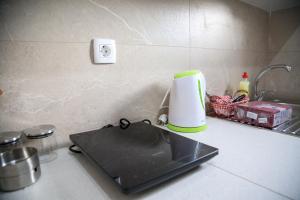 Kuchyň nebo kuchyňský kout v ubytování Aria Apartmani