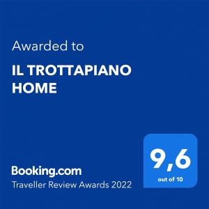 IL TROTTAPIANO HOME tanúsítványa, márkajelzése vagy díja