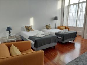 Χώρος καθιστικού στο CC Guest House - "Ao Mercado"