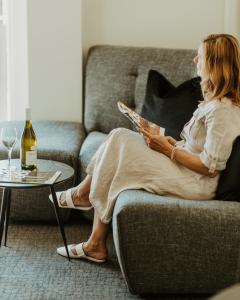 Istumisnurk majutusasutuses Quest Napier Serviced Apartments