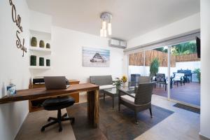 Uma área de estar em Villa Sofia Hotel Boutique Cancun