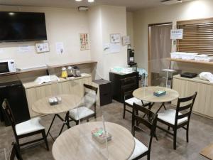 Kuchyň nebo kuchyňský kout v ubytování Hamamatsu Station Hotel