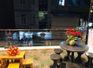 Balkón nebo terasa v ubytování Minh Hiền Hotel