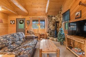 O zonă de relaxare la Luxe Lodge & Cabins III