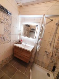 Koupelna v ubytování Weingut Bohrn Himmelbett + 37 fotografií