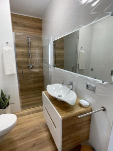 Ένα μπάνιο στο Apartament Nad Potokiem