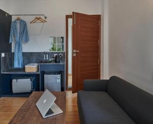 Kuchyň nebo kuchyňský kout v ubytování Poshtel VNS