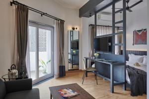 Posezení v ubytování Poshtel VNS