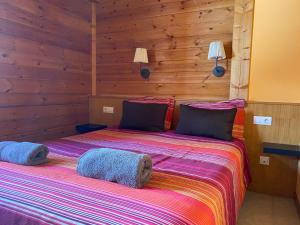 Postel nebo postele na pokoji v ubytování Acogedora Buardilla duplex 6 pax