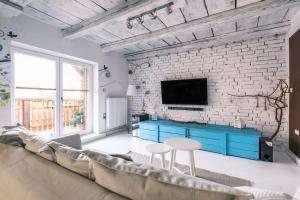 TV a/nebo společenská místnost v ubytování Apartmán Malý princ