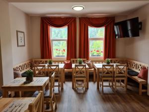 Restoran atau tempat lain untuk makan di Pension Pstruží