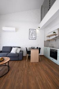 Гостиная зона в AG Luxury Villas, Iraklitsa